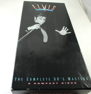 Elvis The King Of Rock and Roll The Complete 50's Masters 5 CD DISCS w/ pic book Foto 1 de 4