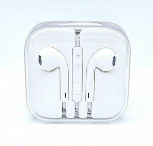 OEM Original Apple Earbuds Wired Headphones w/ Integrated Remote 3.5mm Jack NEW