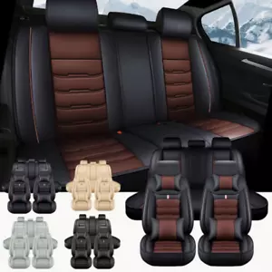 Leather Car Seat Cover Full Sets For Lexus 2/5 Seats Front and Rear Seat Cover - Picture 1 of 24
