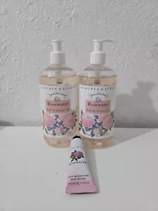Crabtree & Evelyn Rosewater Bath And Shower Gel (2) 16.9 FL OZ & Hand Lotion - Picture 1 of 3