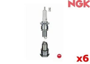 NGK Spark Plug FOR BMW 2000 1965-1970 2000 C (E9) Coupe BP6ES x6 - Picture 1 of 1
