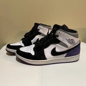 Jordan 1 Mid SE viola uomo taglia 9,5 [852542-105] B95 - Foto 1 di 6