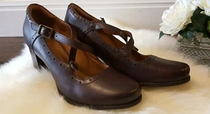 Clarks Artisan Burgundy Heels Women's Size 9 1/2 M, 13285 Leather Uppers - Picture 1 of 12