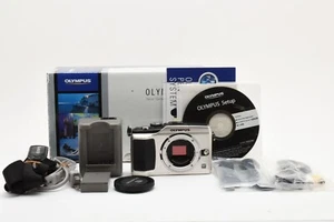 Exc Olympus E-PL2 Mirrorless Digital Camera Body Shutter Count2429 Silver 541 - Picture 1 of 10