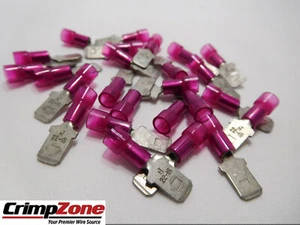 22-18 GA 0,250" - Nylon isolierte Schnellkupplung - STECKER - ROT - 25 STCK USA - Bild 1 von 1