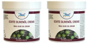 Oliven Öl Creme Olivenöl Tagescreme Schützend Pflegend Hautpflege 2 x 250ml - Bild 1 von 2