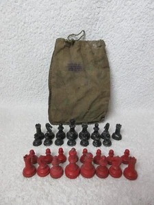 Sheffield & Son? Vintage 1930’s/40’s Metal Chess Pieces, Missing 1 Pawn - Picture 1 of 23