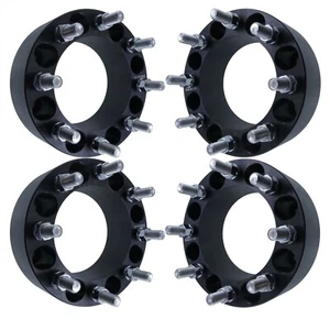 (4) 2.5" 8x6.5 Wheel Spacers | Fits Chevy Silverado 2500 3500 GMC Sierra Trucks - Picture 1 of 3