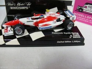 1/43 Minichamps Panasonic Toyota TF104 R.Zonta 3rd 2004 - Imagen 1 de 1