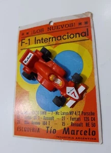 Coche de carreras vintage F1 Ferrari 126C4 #7 Michele Alboreto 1984 1/32 Argentina años 80 - Imagen 1 de 4