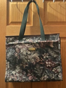 Ricardo Beverly Hills VtgTote, Floral Tapestry, Purse,Carry On Travel Bag,17x14 - Picture 1 of 20