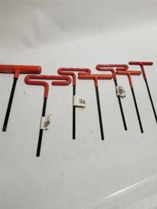 T Handle Hex key Allen & Eklind Brand 7 piece made in USA a33 - Picture 1 of 1