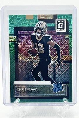 Chris Olave Rated Rookie Green Mojo SSP - New Orleans Saints - Image 1 of 2