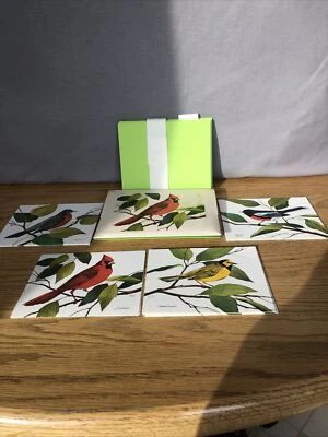 Vtg  11 ct blank note cards American Songbirds  by Current - 4 Design - Cardinal - Image 1 of 4