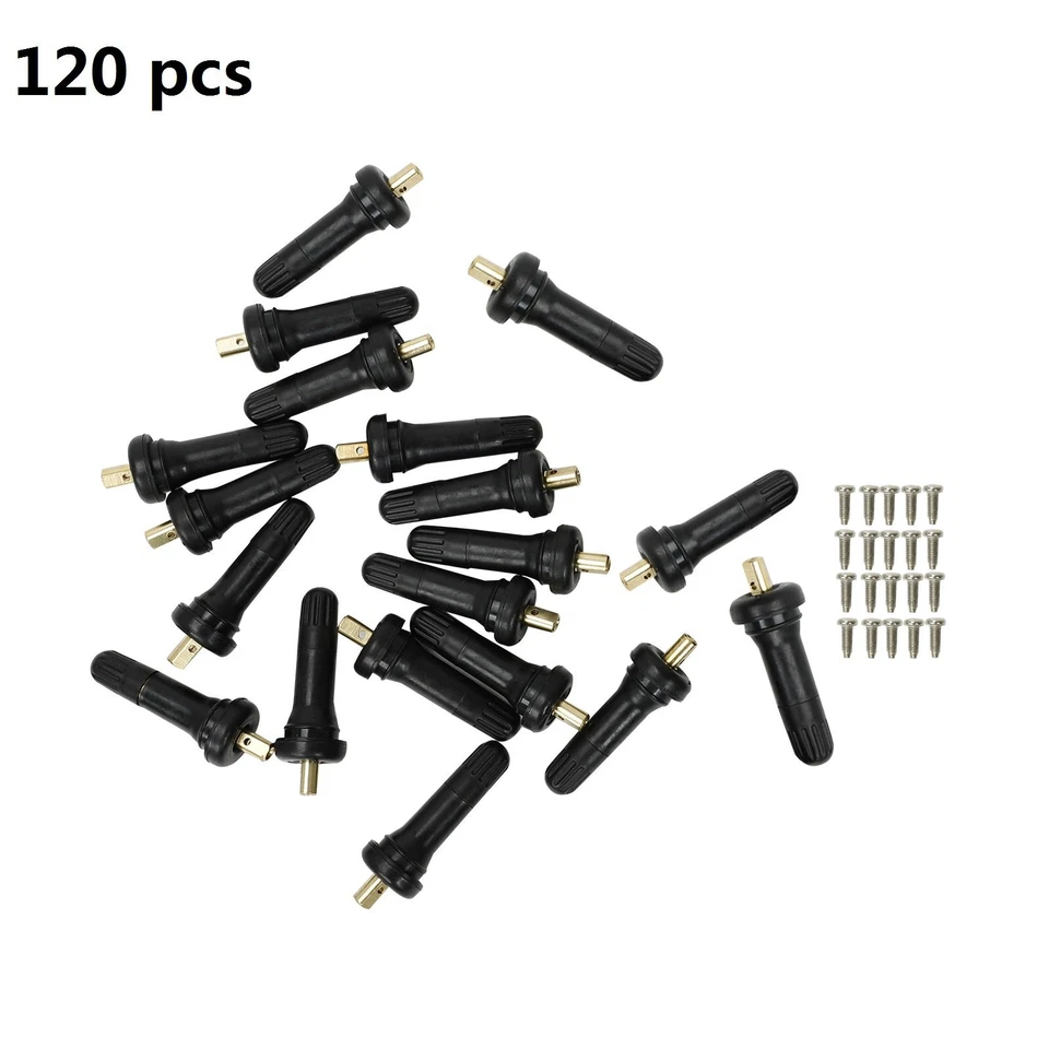 Sensor de presión de neumáticos 120X TPMS vástagos de válvula de goma para GMC Cadillac Chevy GM-930A Foto 1 de 4