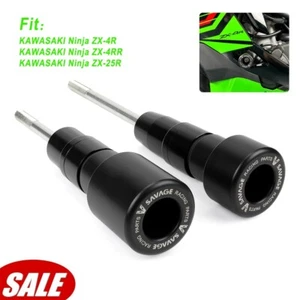 For KAWASAKI Ninja ZX-4R ZX-4RR 23-24 ZX-25R 20-23 Frame Sliders Crash Protector - Picture 1 of 18