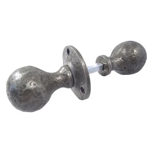 Pewter Ball Shaped Rim Knob Traditional Round Knob - Door Knobs - Picture 1 of 1