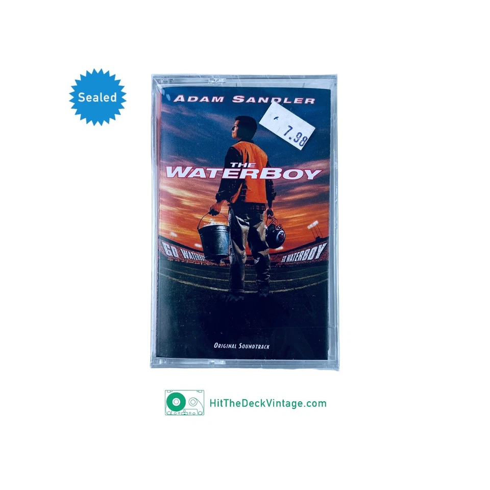 The Waterboy Soundtrack Cassette Tape 1998 Sandler CCR Doors Rush Allman SEALED - Image 1 of 3