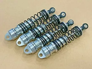 BIG BORE ALUMINUM Shock With 4mm Shaft For Team Associated DR10 Drag Car Silver - Picture 1 of 3