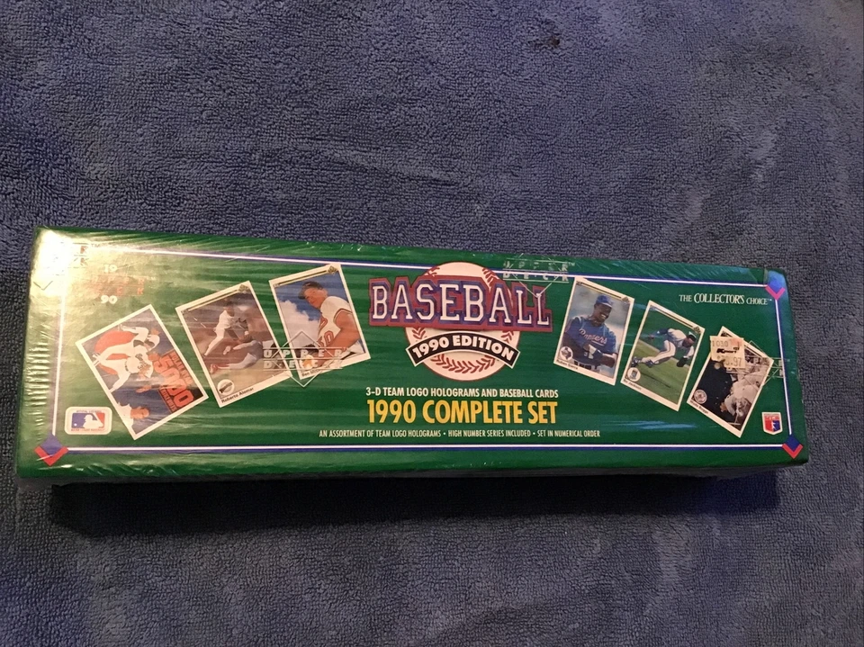 Juego completo de béisbol Upper Deck 1990 sellado de fábrica Foto 1 de 1