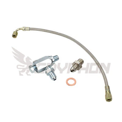 Kit de línea de alimentación de aceite turbo para Toyota Hilux 2RZ 3RZ 2TR BorgWarner EFR 7670 8374 Foto 1 de 2