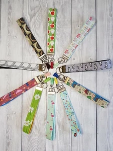Key ring wristlet, Unique, Handcrafted, 100% Cotton, Charm, useful, Cute, Gift. - Picture 1 of 11