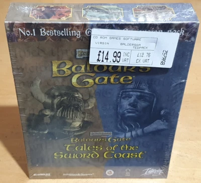 Baldur's Gate + Tales Of The Sword Coast Big Box For PC CD-Rom New & Sealed - Image 1 of 4
