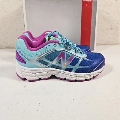 New Balance Niñas 860 V8 KJ860PBY Azul Zapatos para Correr Tenis Talla 12.5 M Foto 1 de 4