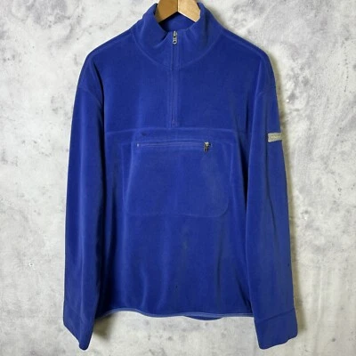Sudadera polar vintage Polo Sport Ralph Lauren para hombre XL 26,5x27 azul 1/2 cremallera Foto 1 de 4