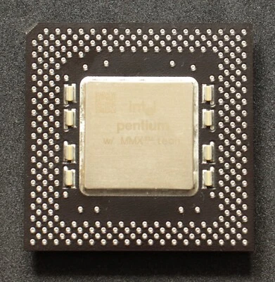 Socket 7 CPU - Intel Pentium MMX - 166MHz - SL27H - TESTED - Image 1 of 2