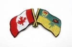 SASKATCHEWAN / CANADA Provincial Flags Friendship Iron On PATCH CREST BADGE ... - Picture 1 of 1