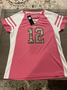 NEW - Majestic Pink & White #12 Aaron Rodgers Green Bay Packers Jersey Size XL - Picture 1 of 5