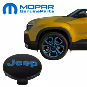 GENUINE MOPAR WHEEL CENTER CAP GLOSSY BLACK FOR JEEP AVENGER OE 50290866 - Picture 1 of 1