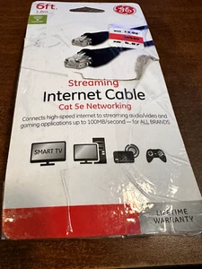 6ft STREAMING INTERNET Cable Cat5e NETWORKING 33590 - Picture 1 of 2
