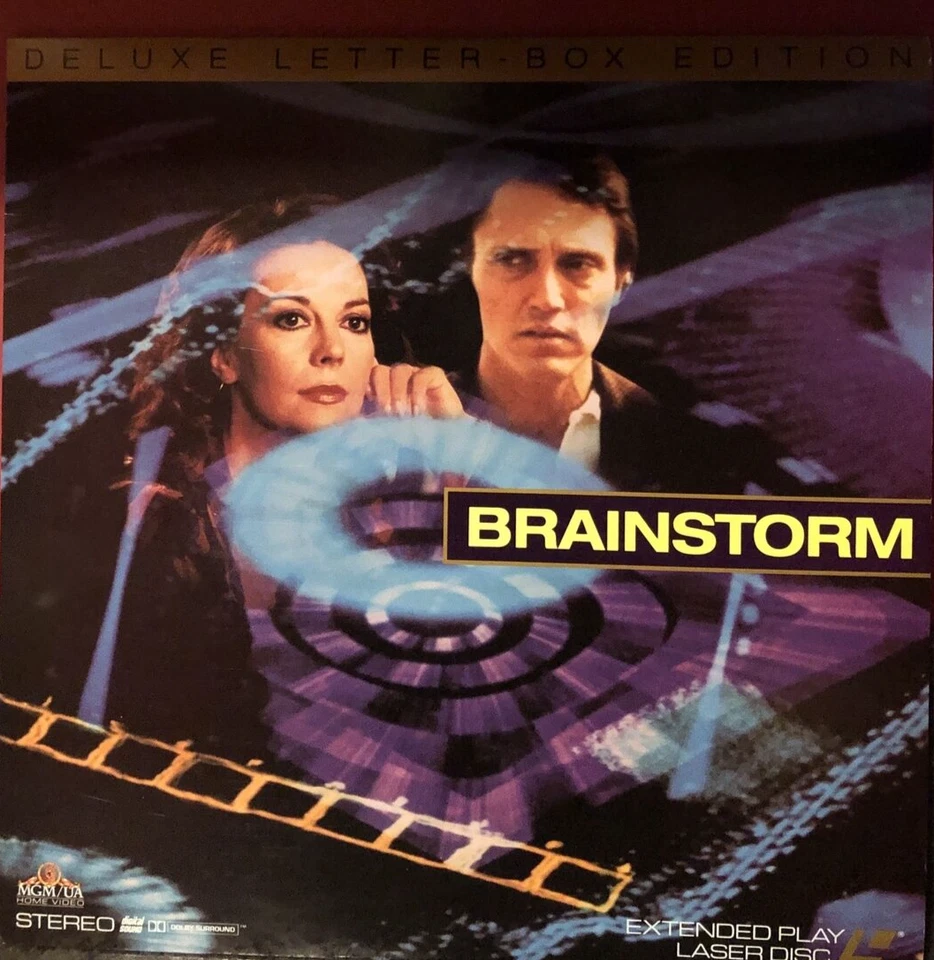 BRAINSTORM Laserdisc LD WIDESCREEN FORMAT EXCELLNT CONDITION VERY RARE W/TRAILER Foto 1 de 3