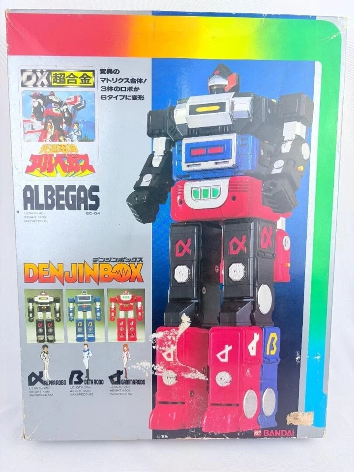 [Used] Rare VINTAGE 1983 VOLTRON II Red Blue Black GLADIATOR ALBEGAS BANDAI F/S - Image 1 of 4