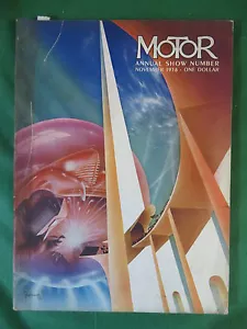 MOTOR ANNUAL SHOW NUMBER November 1938 Fantastic Cover Art by A. C. RADEBAUGH - Picture 1 of 12