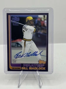 Bill Madlock Auto 015/150 2014 Topps Archives preferiti dai fan Pittsburgh Pirates - Foto 1 di 2