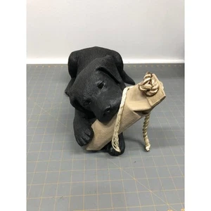 Ducks Unlimited Black Lab Hund Statue Bradford Wiliams Welpe Figur 2000 - Bild 1 von 10