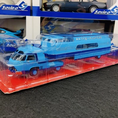 ASCIA /IXO CAMION PANHARD SEMI RIMORCHIO TITANIO PATHE MARCONI BLU 1:43 NUOVO - Immagine 1 di 4