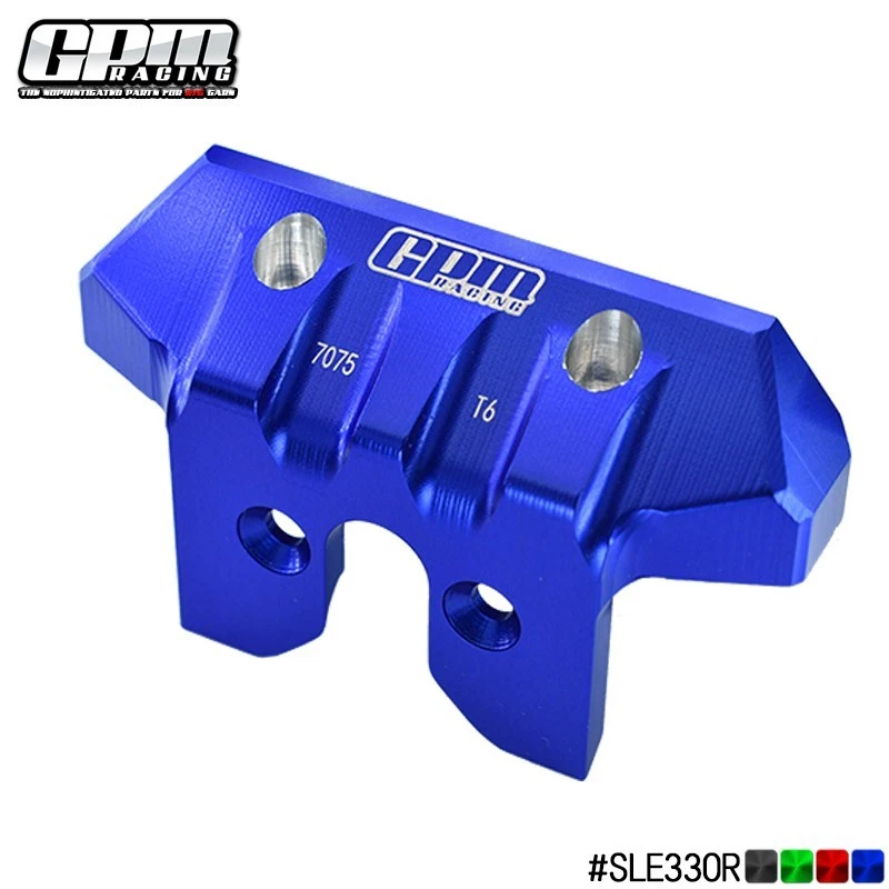 Para-choque traseiro GPM alumínio 7075 TRAXXAS 1/8 trenó Monster Truck 9536 - Imagem 1 de 4