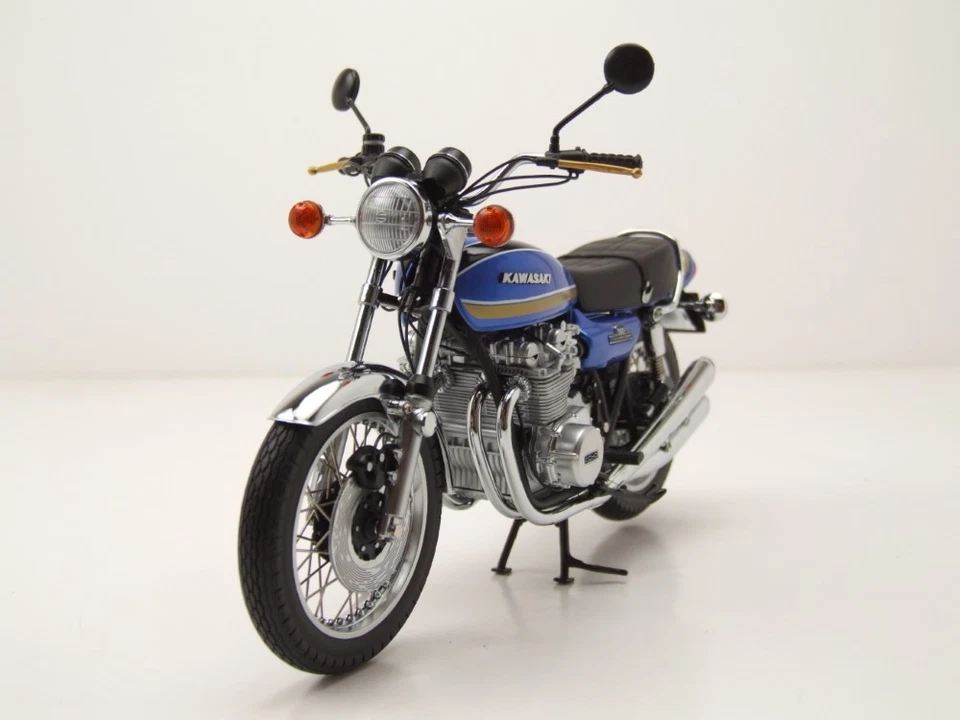 Kawasaki 900 Z1 Super 4 1972 blau metallic Modellmotorrad 1:12 Minichamps - Bild 1 von 4