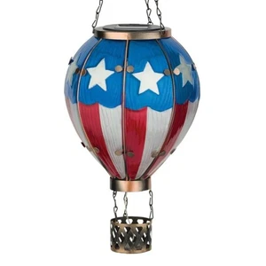 Hot Air Balloon Solar Lantern – Hanging Solar-Powered LED Lights, Waterproof ... - Picture 1 of 7
