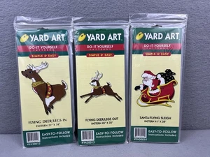 Yard Art Do It Yourself Holz Muster Weihnachtsmann Rentier Weihnachten Neu Posten 3 - Bild 1 von 2