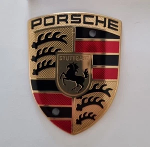 Logo/emblema per cofano ORIGINALE Porsche - Imagen 1 de 8
