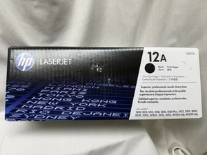 Cartucho de impresión HP Laser Jet 12A negro nuevo en caja - Imagen 1 de 4