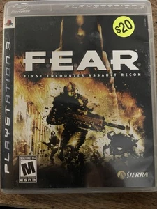 F.E.A.R.: First Encounter Assault Recon (Sony PlayStation 3, 2007) - Picture 1 of 1