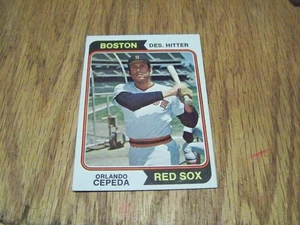 ORLANDO CEPEDA 1974 TOPPS  BASEBALL CARD # 83 - Picture 1 of 1