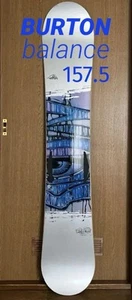 Burton Snowboard Balance 157.5 Limited Silver Rose With Cover - Picture 1 of 11