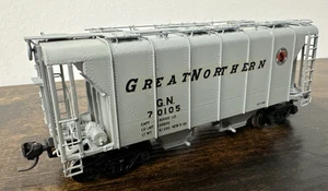 Overland Models HO Scale Brass #1390 B&O N-34 Wagon-Top Hopper GN #70105 Pro-Ptd - Picture 1 of 12